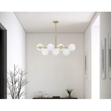 Lampa wisząca GLAMY 7-ramienna 81x30x74 cm